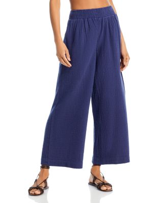 Echo - Supersoft Cotton Gauze Wide Leg Pants