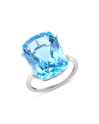 Bloomingdale's Fine Collection - Sky Blue Topaz Statement Ring in 14K White Gold