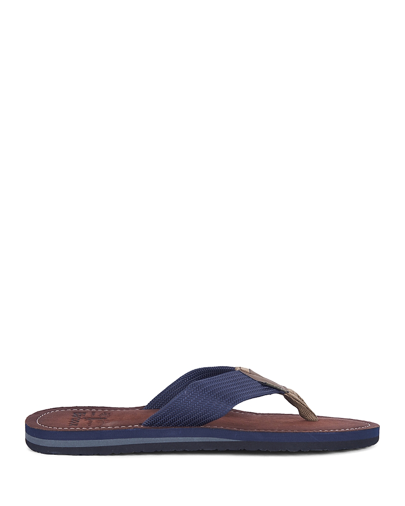 Barbour Men's Toeman Beach Sandals In Navy