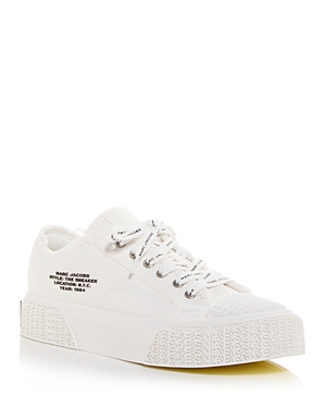 Shop Marc Jacobs Women's The Sneaker Low Top Sneakers In White