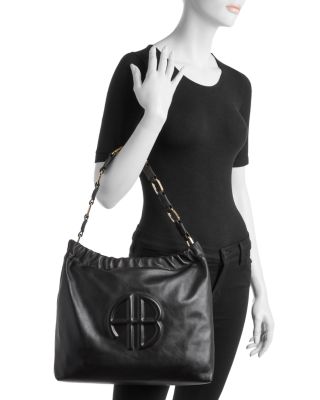 Annie Bing Kate Leather Shoulder Bag 