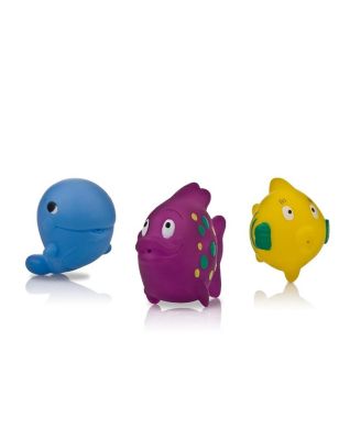 Munchkin - Nuby Fun Fish Squirters Bath Toys, 3 Pack - Ages 12 months+