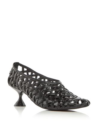 Jeffrey Campbell Women's Encaged Lattice Kitten Heel Pumps | Bloomingdale's