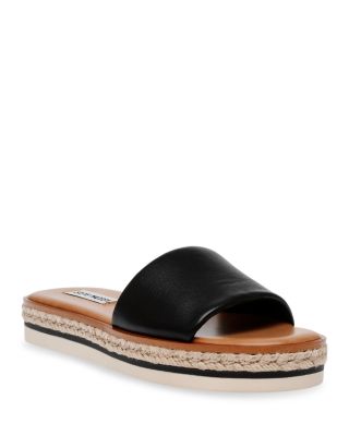 STEVE MADDEN - Women's Enough Slip On Espadrille Slide Sandals