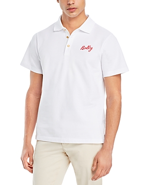 Bally Cotton Regular Fit Polo Shirt In White