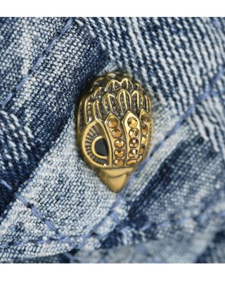 Micro Kensington Denim Crossbody Bag