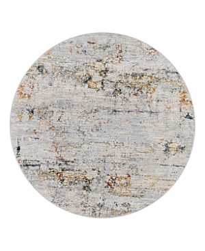 Surya Laila Laa-2300 Round Area Rug, 6'7 X 6'7 In Gray/blue