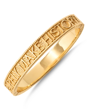 Capucine De Wulf Make History Hinged Bangle Bracelet In Gold