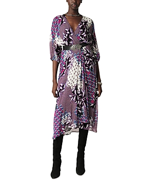 Ba&sh Blake Dress In Violet In Purple