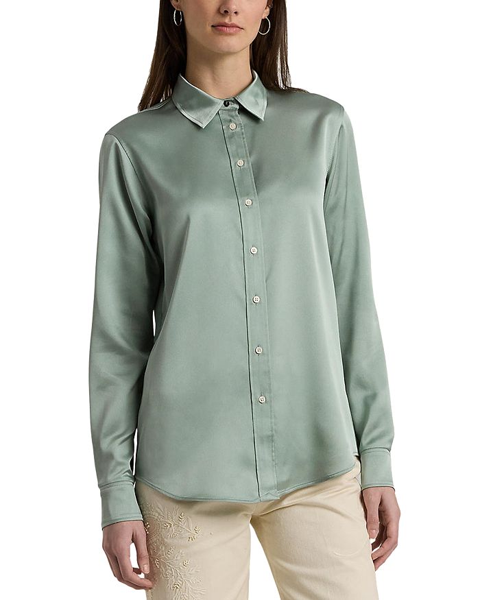 Ralph Lauren - Corrine Long Sleeve Button Front Shirt