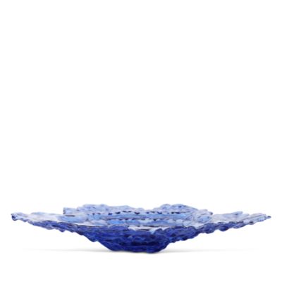 Ostrica Glass Blue Centerpiece