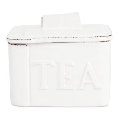 VIETRI - Lastra White Tea Canister