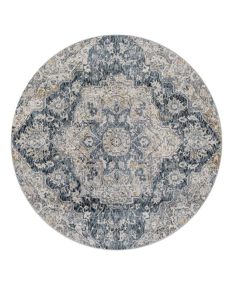 Livabliss Cardiff Cdf-2307 Round Area Rug, 6'7 x 6'7