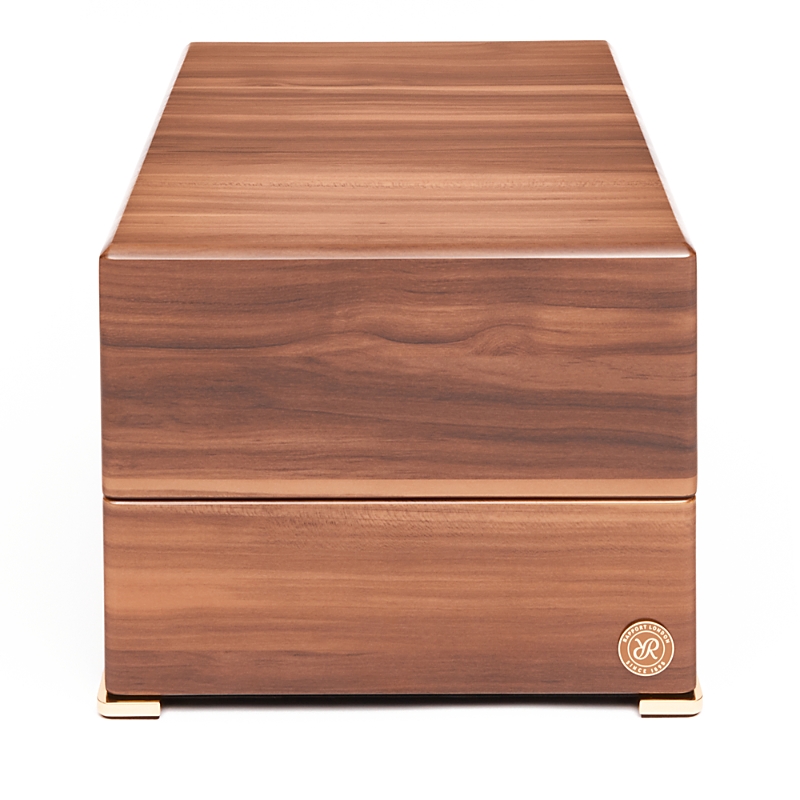Rapport London Handcrafted Perpetua Single Watch Winder In Walnut