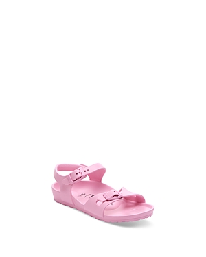 Shop Birkenstock Girls' Rio Kid Eva Sandals - Toddler, Little Kid In Pink