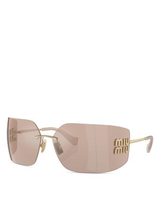 小物 MIU MIU 2000s Shield Sunglasses 2000s MIU MIU SMU 54G Shield Sunglasses Black Metal - Etsy