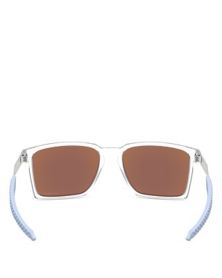 Polarized Rectangular Sunglasses, 56 mm