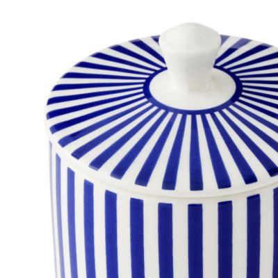 Blue Italian Steccato Covered Sugar Bowl