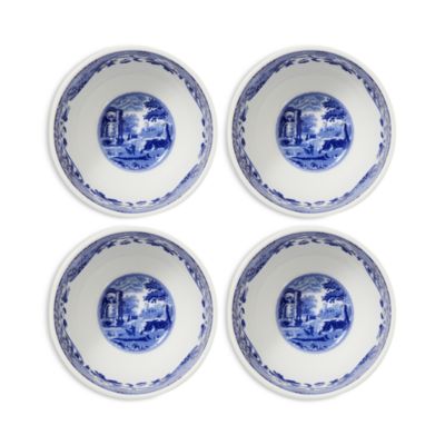 Blue Italian Dip Bowls, Set of 4