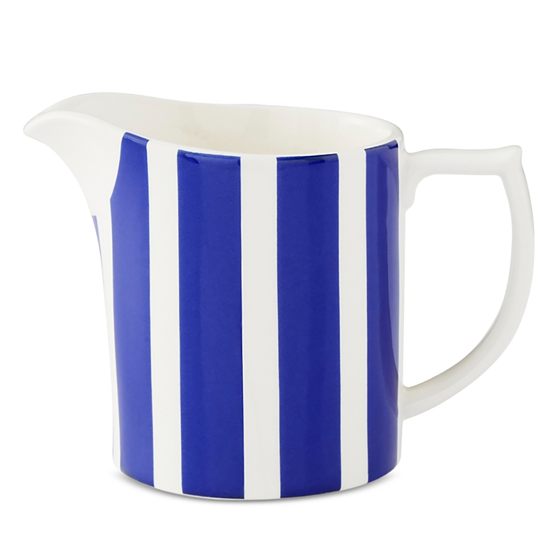 Spode Blue Italian Steccato Milk Jug In Blue