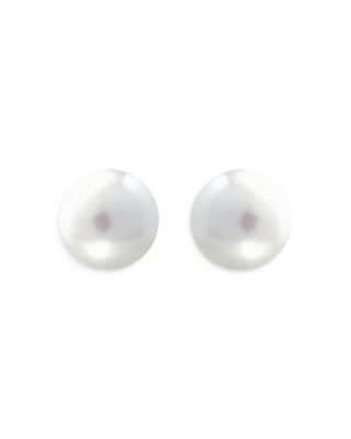 AQUA - Cultured Freshwater Pearl Solitaire Stud Earrings