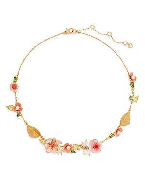 Bloom in Color Scatter Collar Necklace, 16-19