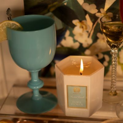 Elderflower Hexagonal Candle, 9 oz.