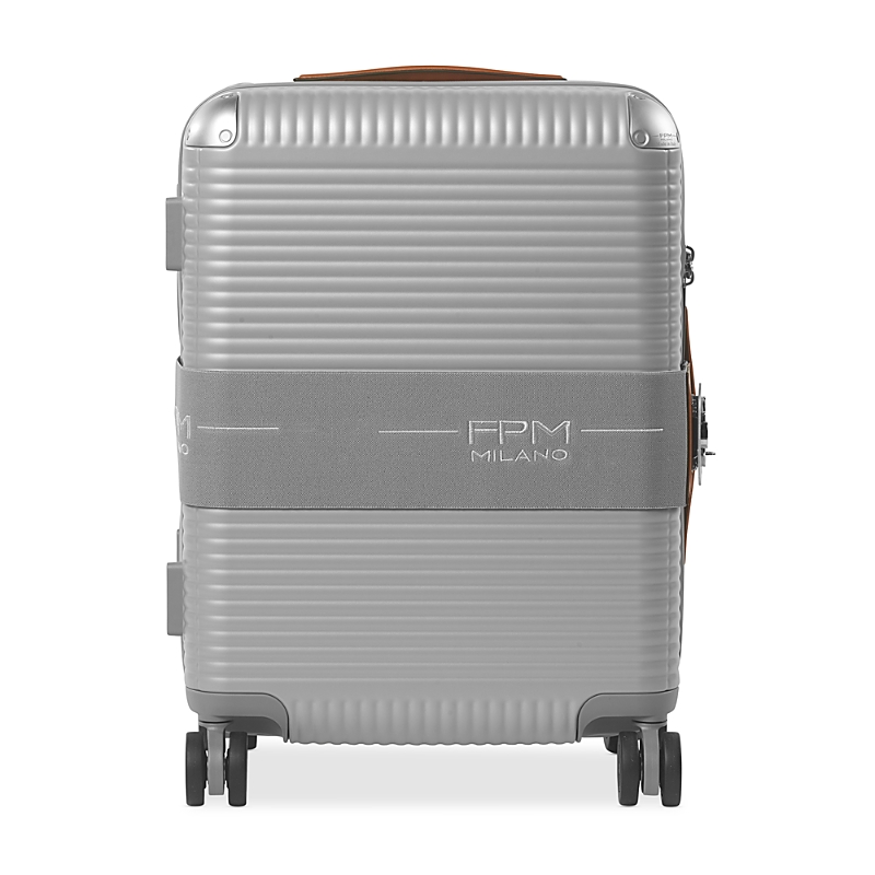 Fpm Milano Bank Zip Deluxe Carry On Suitcase In Glacier Grey