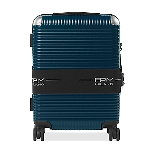 Fpm Milano Bank Zip Deluxe Carry On Suitcase In Blue