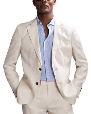 Kin Linen Slim Fit Suit Jacket 