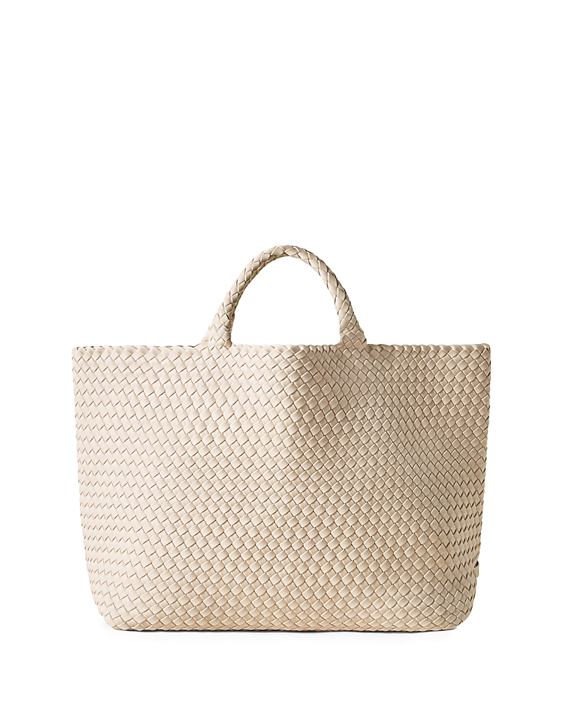 Naghedi St. Barths Large Woven Tote In Ecru