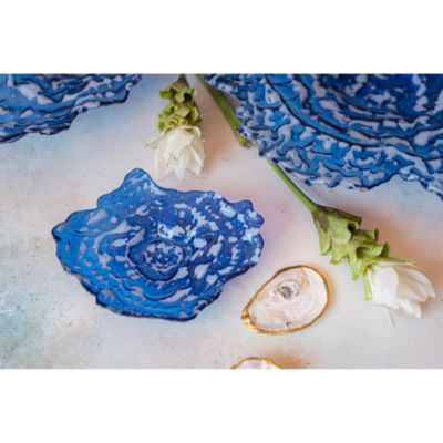 Ostrica Glass Blue Small Plate