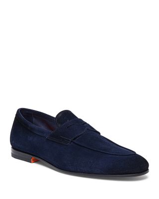 Carlos Suede Penny Loafers
