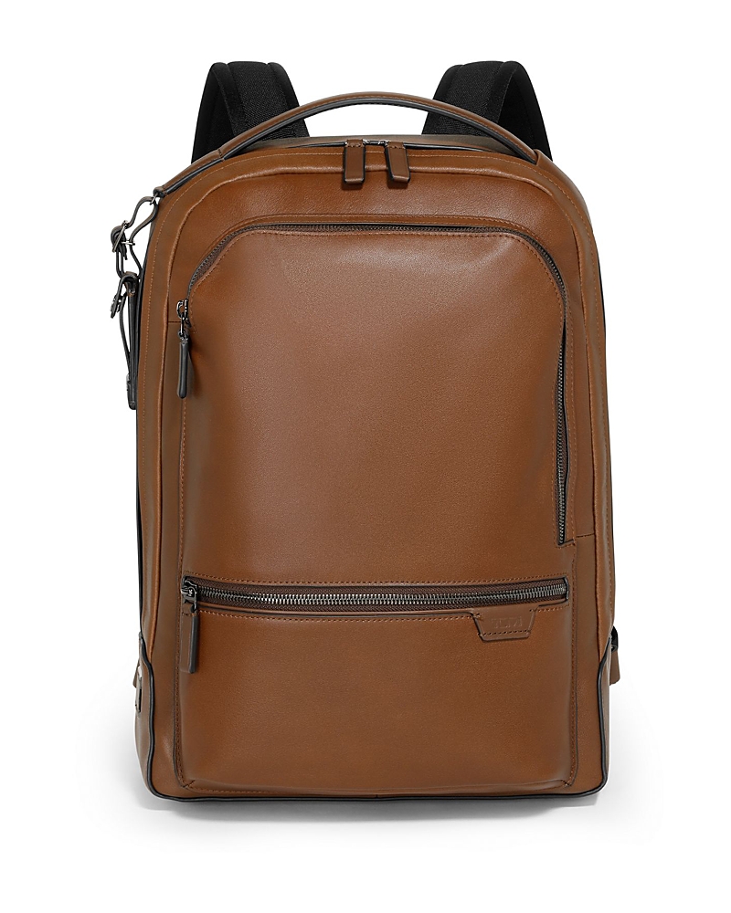 Tumi Men's Harrison Bradner Leather Backpack In Cognac