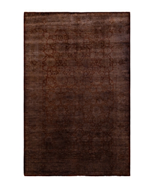 Shop Bloomingdale's Fine Vibrance M1324 Area Rug, 4'2 X 6'6 In Brown