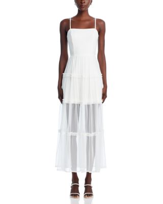 Whisper Tiered Ruffled Dress