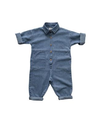 The Simple Folk - Unisex Denim Boiler Suit - Little Kid
