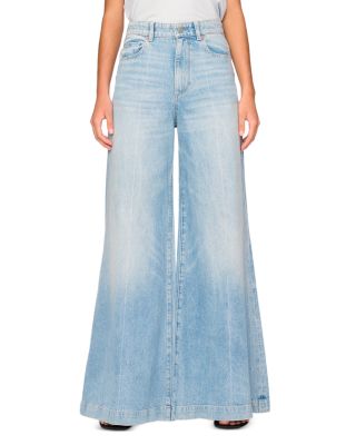 [CKJ] Ultra High Rise Wide Tencel Rinse Wash Jeans ★人気★ DL1961 Lucila High Rise Ultra Wide Leg Jeans in Clear Sky