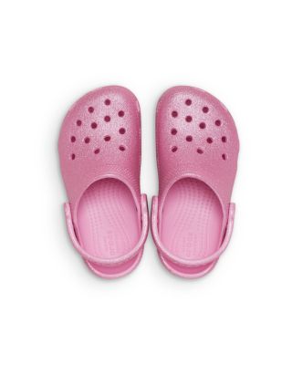 Unisex Classic Glitter Clogs - Toddler