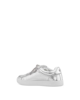 Girls' Kalen Rhinestone Bow Slip On Sneakers