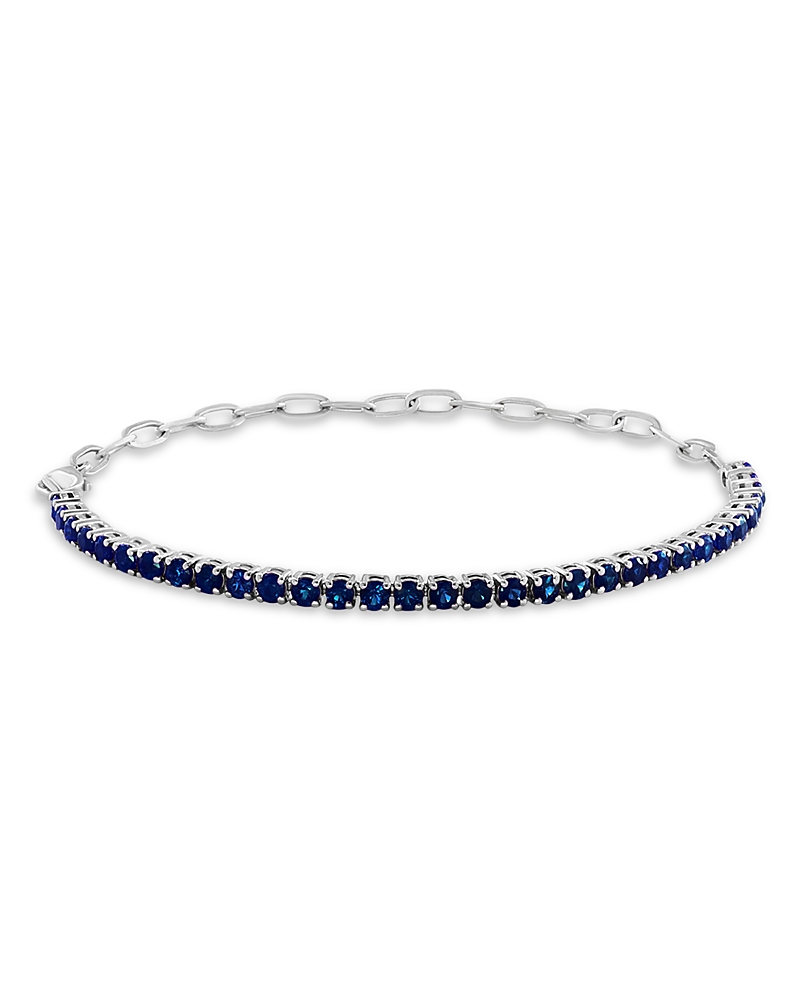 Bloomingdale's Fine Collection Sapphire Bracelet in 14K White Gold
