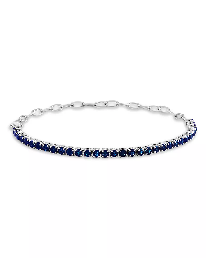 Bloomingdale's Fine Collection Sapphire Bracelet in 14K White Gold