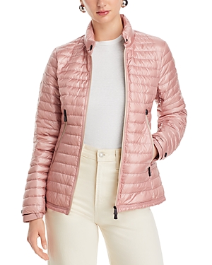 Shop Moncler Pontaix Short Down Jacket In Pastel Pink