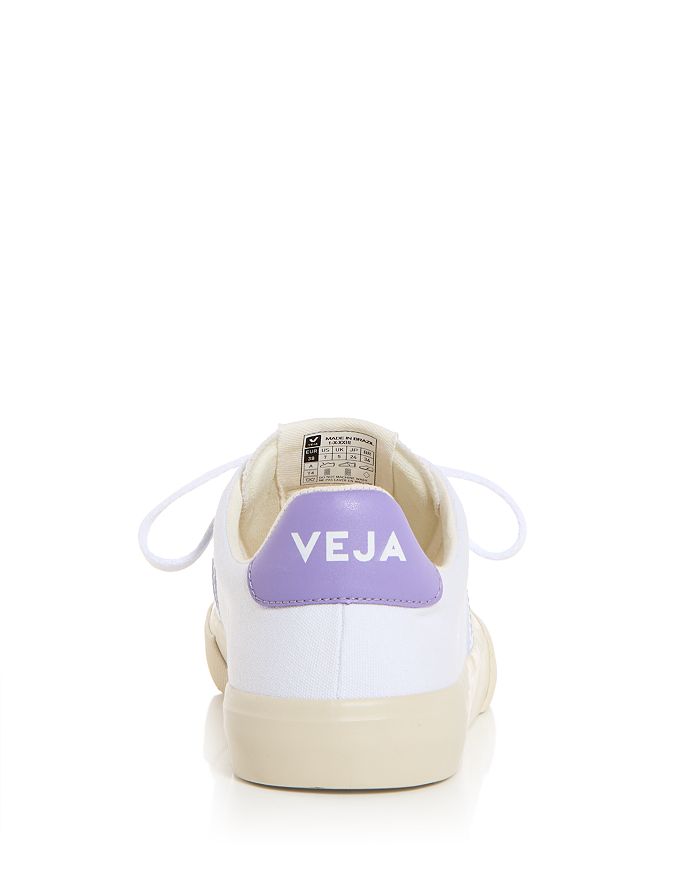 Shop Veja Women's Campo Low Top Sneakers In White Swan/lavender