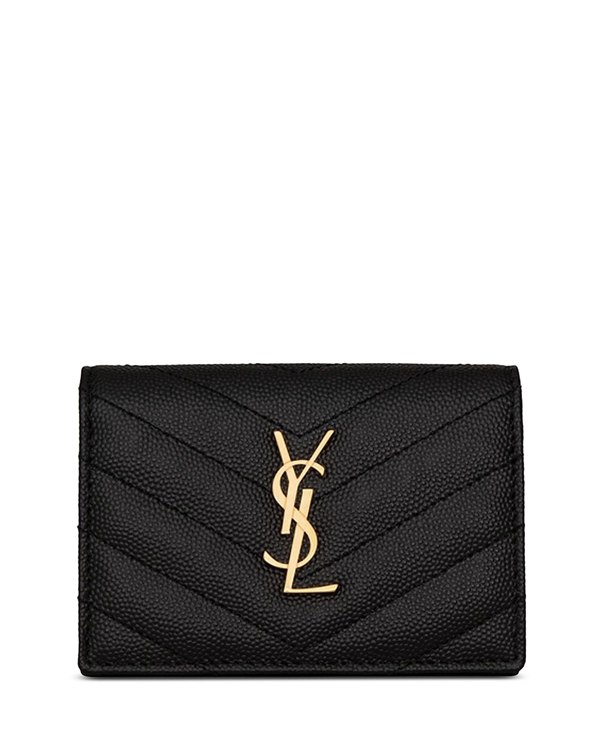 Saint Laurent Cassandre Matelasse Business Card Case