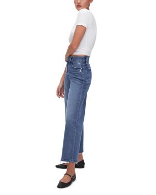 Good Waist High Rise Wide Leg Jeans in Indigo 338