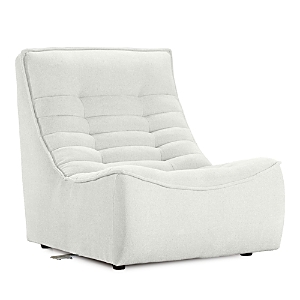 Giuseppe Nicoletti Trattino Armless Chair In Riccio 501 Bianco