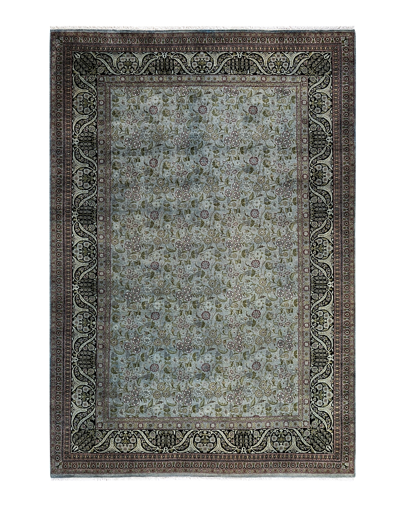 Bloomingdale's Fine Vibrance M1205 Area Rug, 6'3 X 9'1 In Gray
