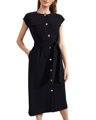 HOBBS LONDON - Tania Tie Waist Shirtdress