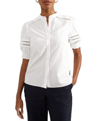 HOBBS LONDON - Alexandria Seersucker Blouse